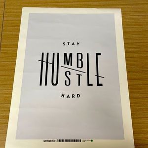 Canvas Motivational Poster (Never Used)